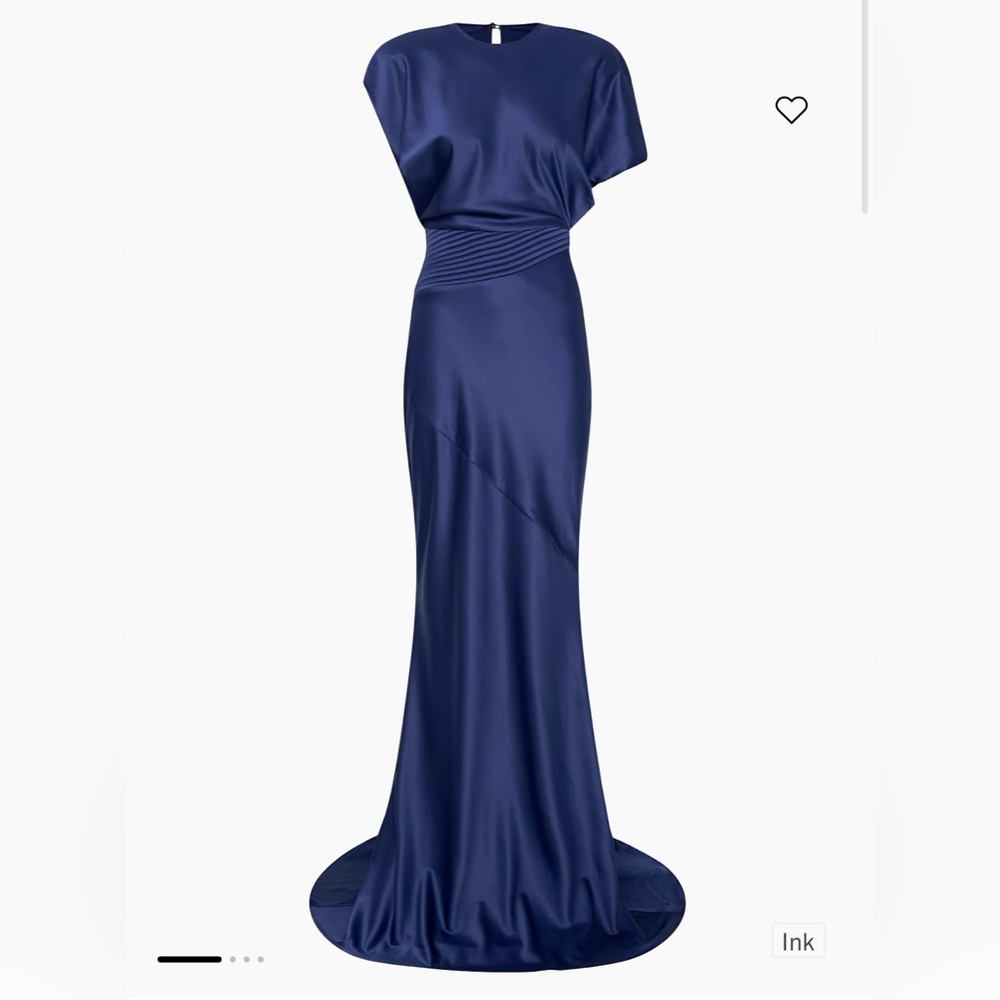NWT Saks Zhivago Bond Ink Blue Dress